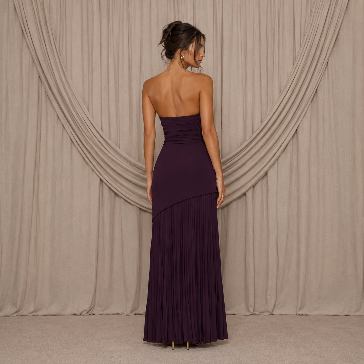 Andréa Robe Longue Bustier
