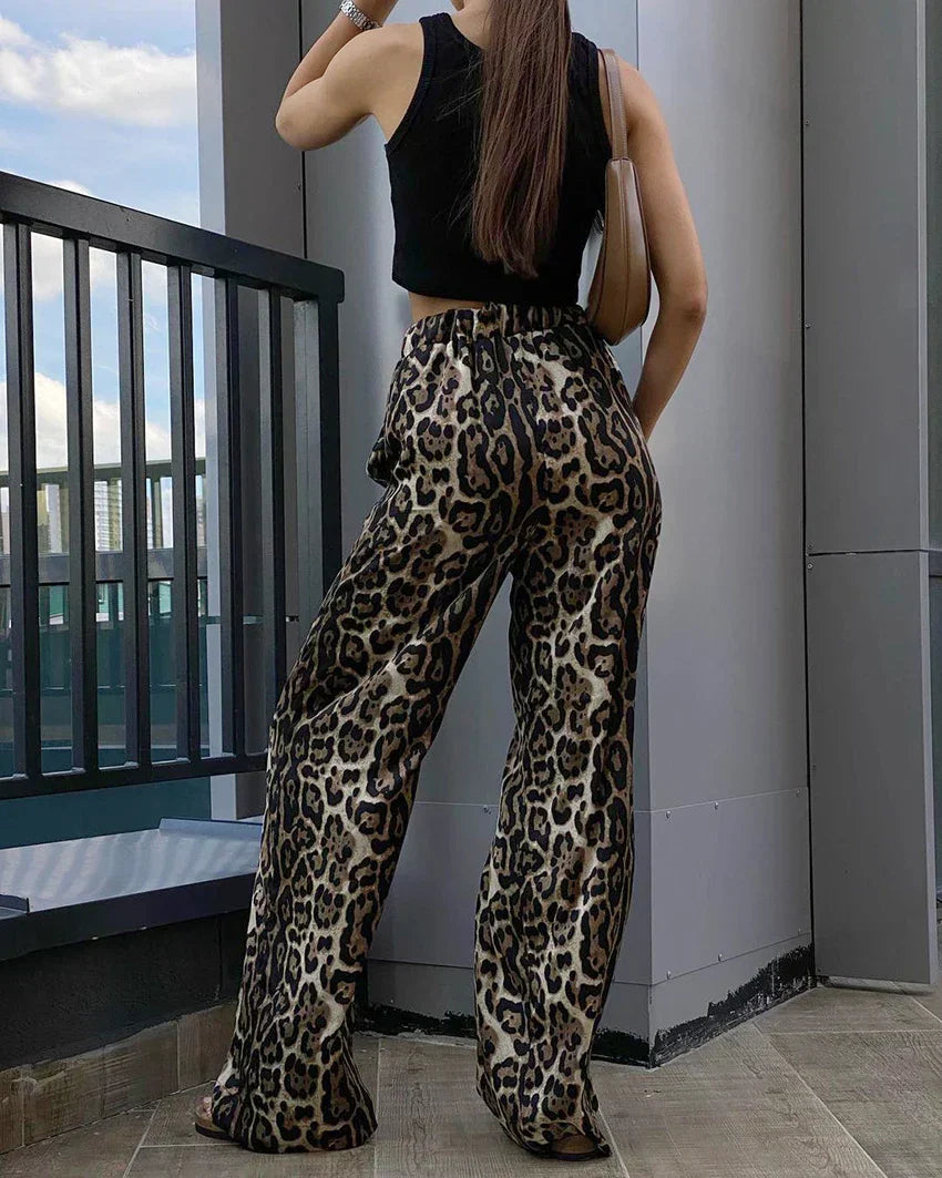Hortense Pantalon Léopard