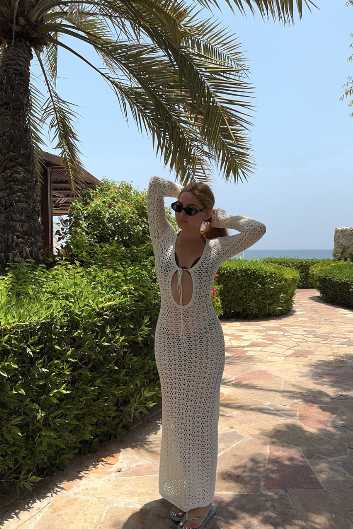 Orianne Robe Longue au Crochet
