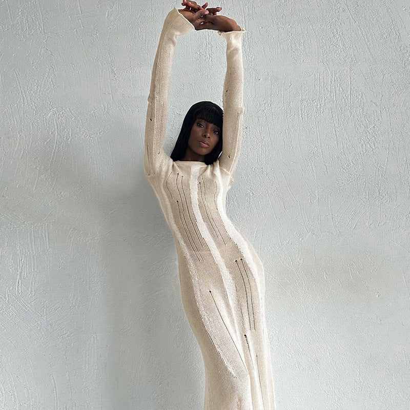 Léonie Robe Longue Maille