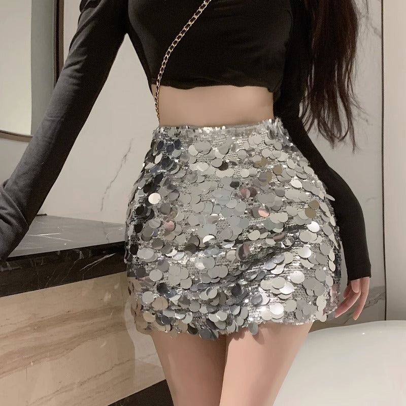 Ysée Mini-Jupe à Sequins