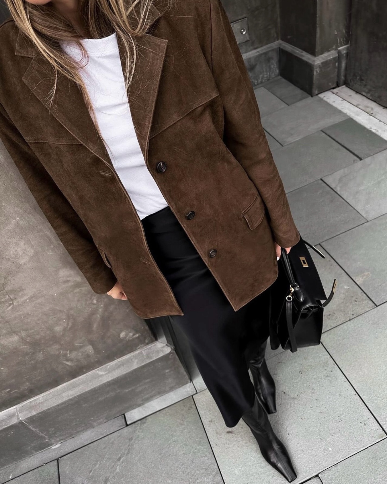 Fanny Veste en Daim Blazer