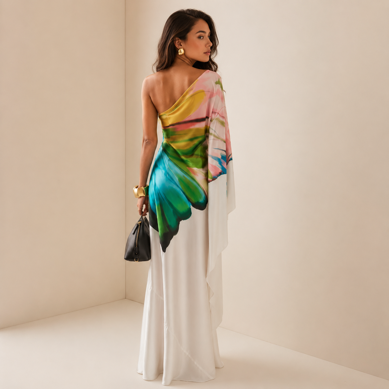 Brune Robe Longue