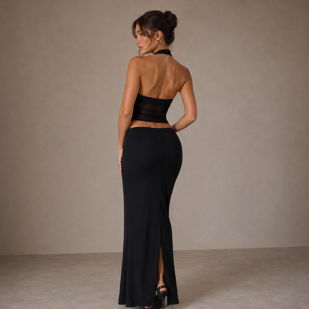 Ombeline Robe Longue Nouée