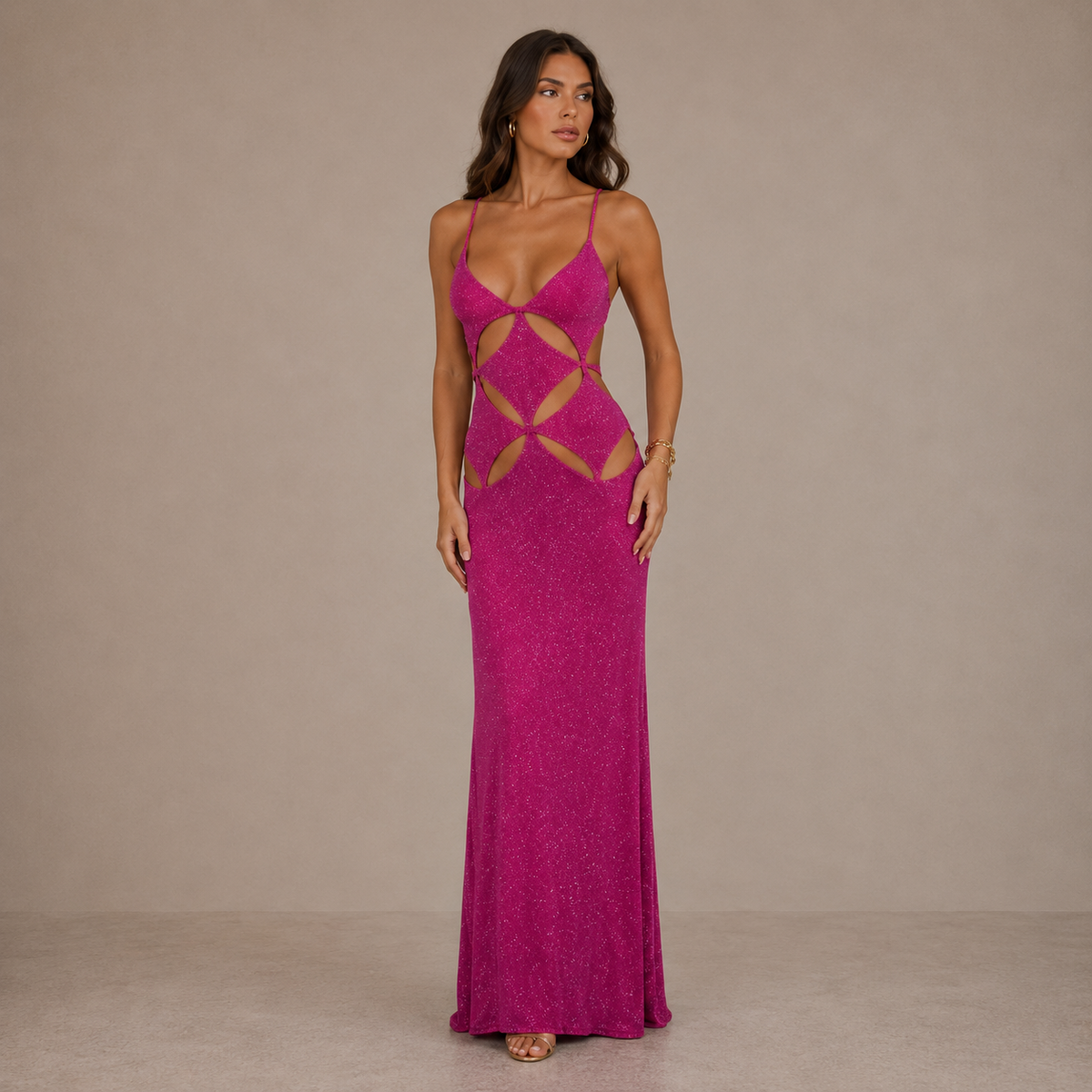 Lilou Robe Longue à Sequins