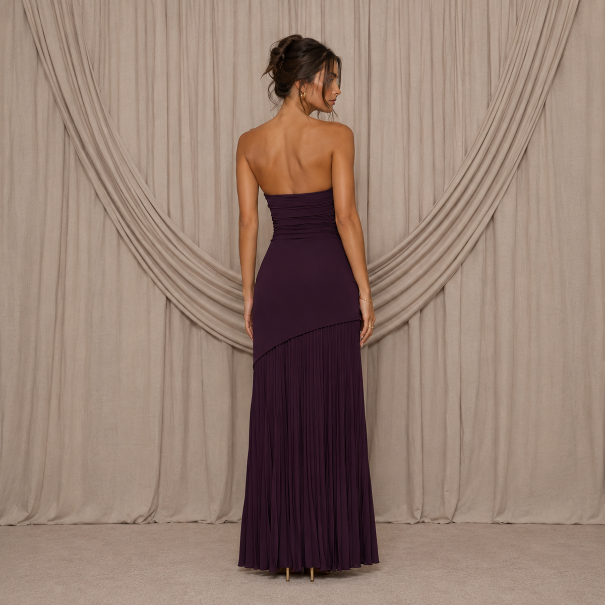 Andréa Robe Longue Bustier