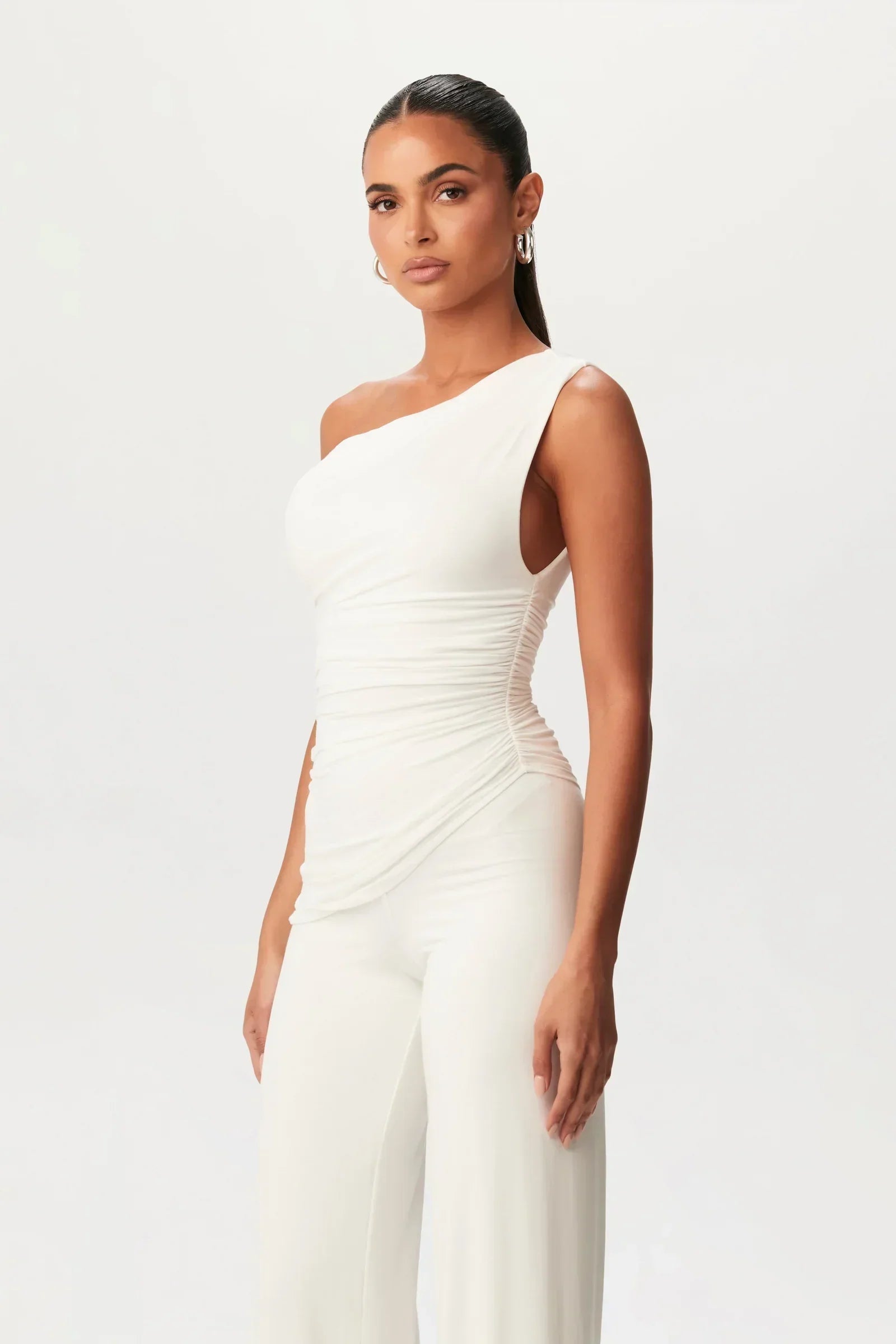 Angélique Ensemble Asymétrique Blanc