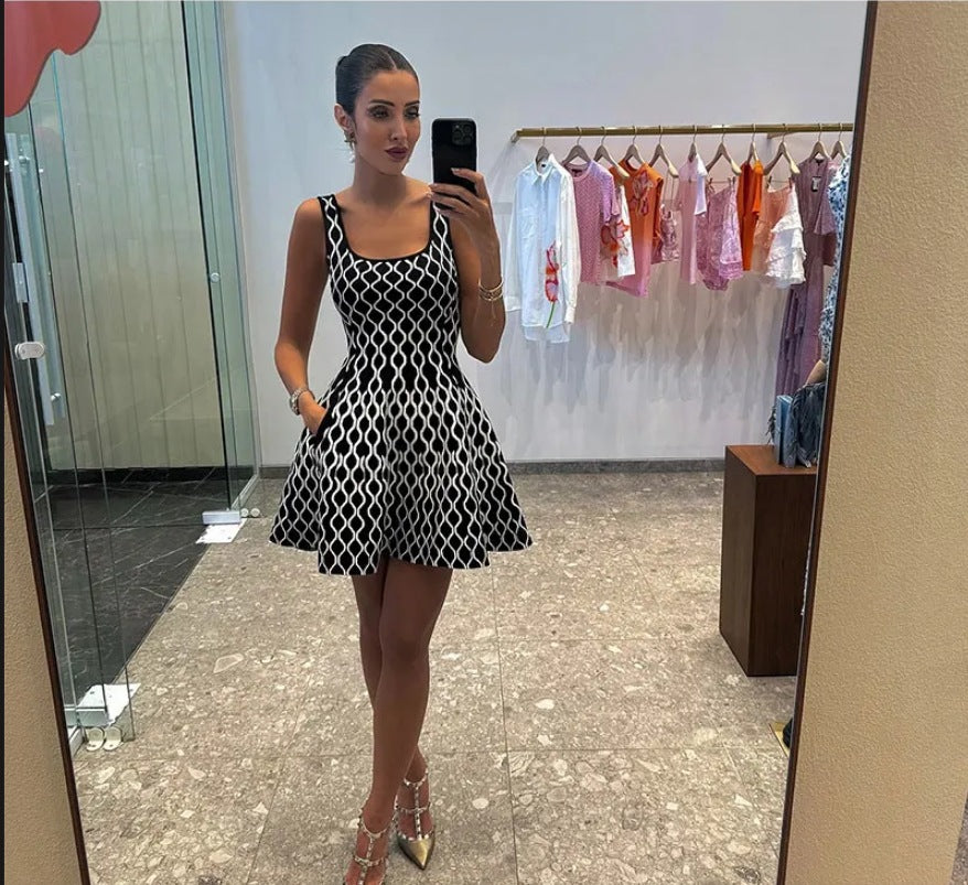 Alizée Robe Courte Maille