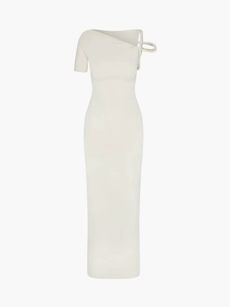 Sixtine Robe Longue Torsadée