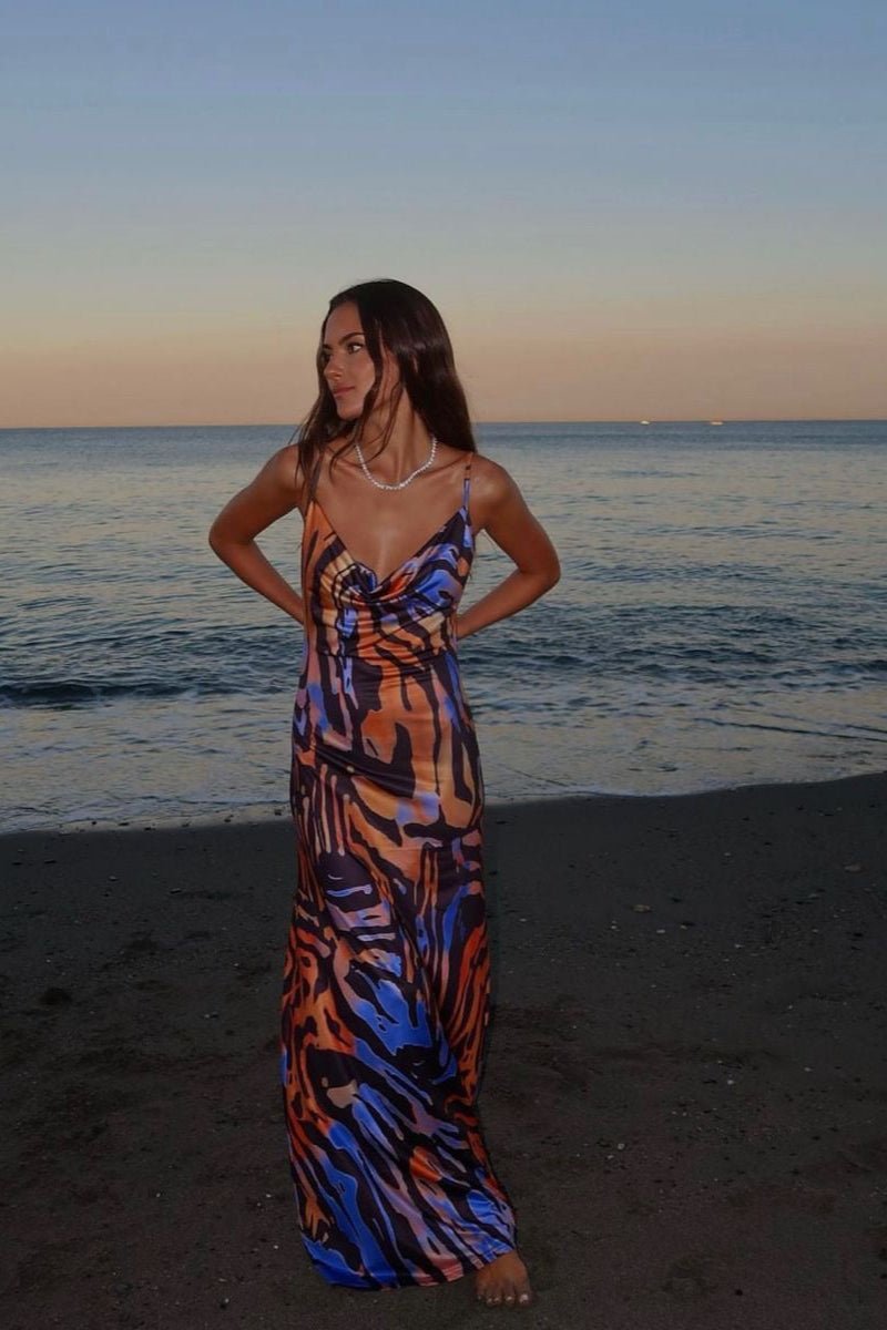 Hermine Robe Longue Aurore
