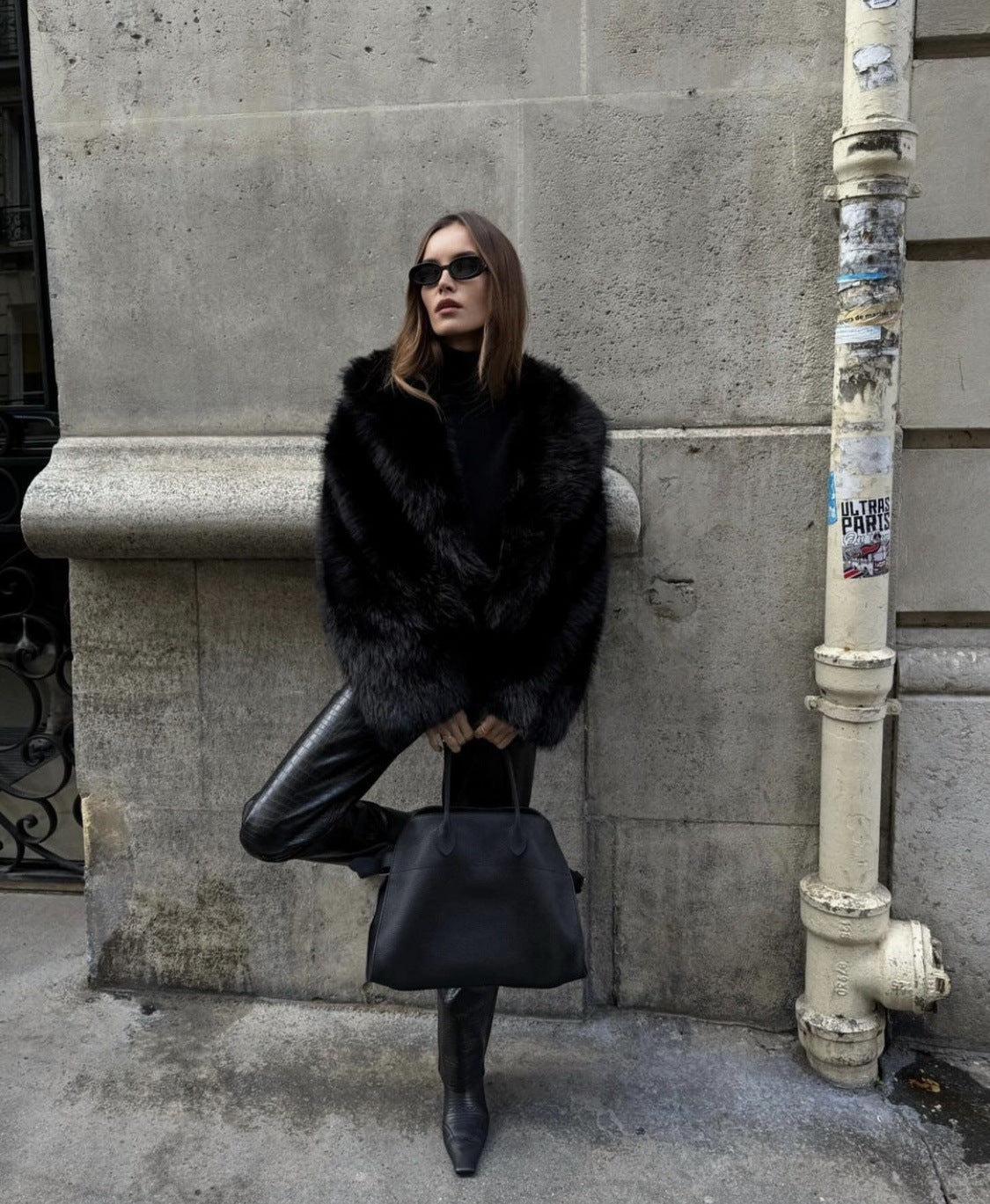 Firmine Veste en Fausse Fourrure