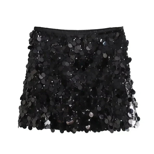 Ysée Mini-Jupe à Sequins