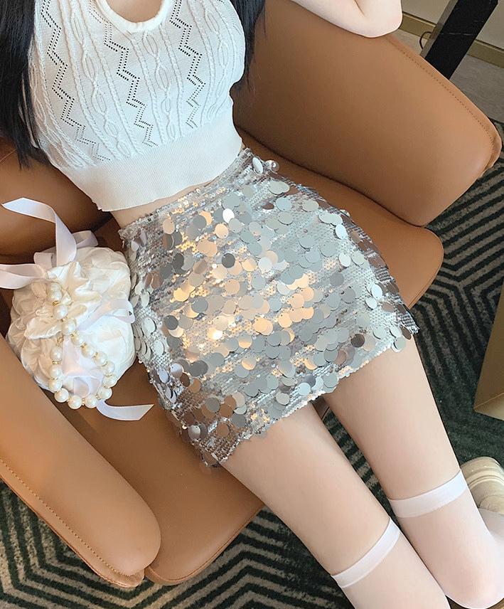 Ysée Mini-Jupe à Sequins