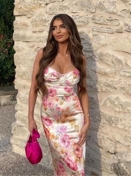 Adèle Robe Longue Fleurie