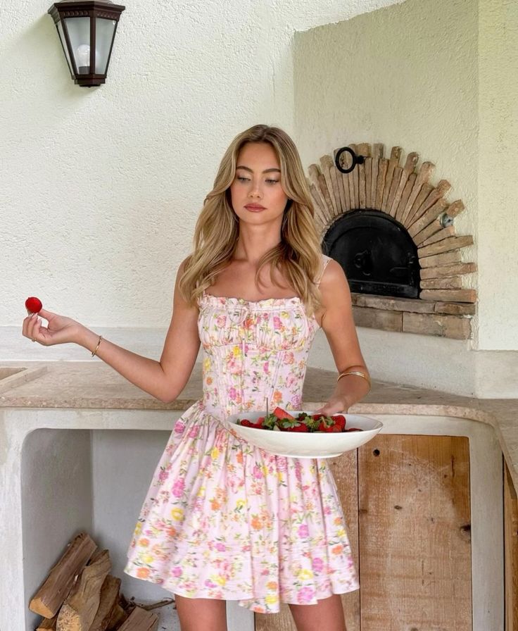 Flavie Robe Courte Fleurie
