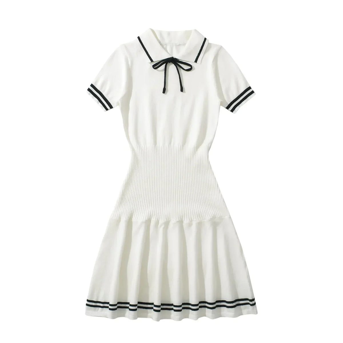 Sophie Robe Courte à Col