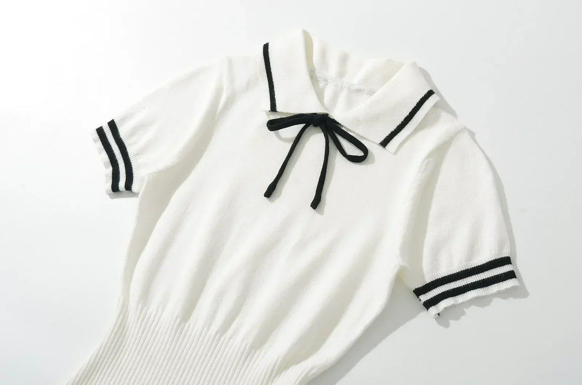 Sophie Robe Courte à Col