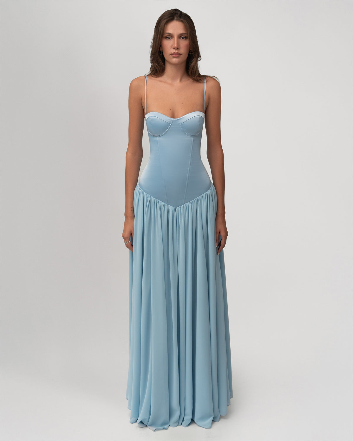 Romane Robe Longue à Lacets